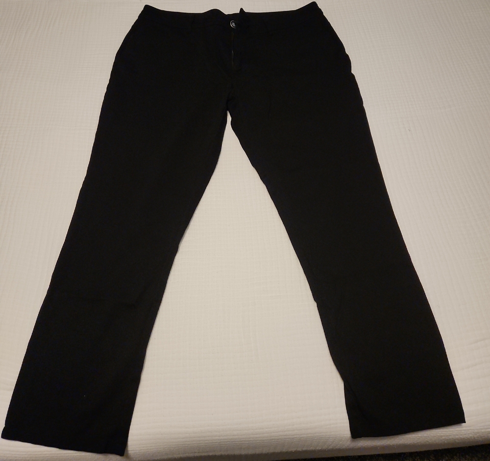Christopher & Banks Elegant Black Stretch Trousers Size 14